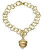 Yellow Gold Acorn Bracelet