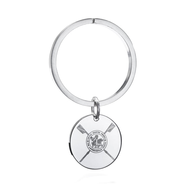 Silver Custom Logo Key Ring
