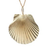Yellow Gold Shell Necklace - Large