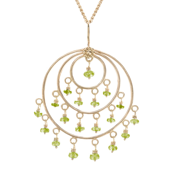 Peridot & Yellow Gold Roxanne St Tropez Necklace