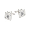 Silver Custom Logo Cuff Links