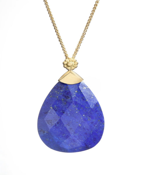 Lapis Lazuli Rosette Necklace