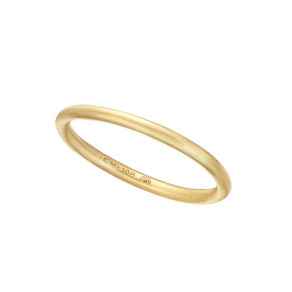 Fairmined Traceable 18 Karat Gold Wedding Band